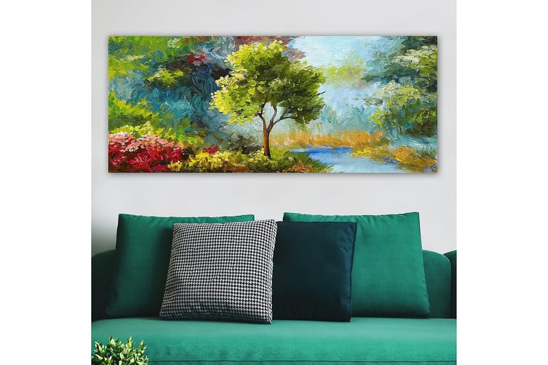 Canvasbilde YTY Landscape & Nature Flerfarget - 120x50 cm - Interiør - Maleri & posters - Lerretsbilder