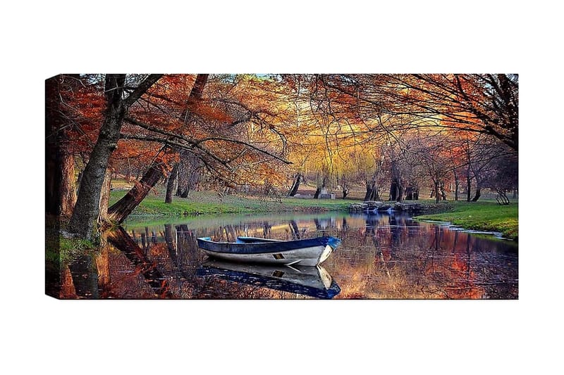 Canvasbilde YTY Landscape & Nature Flerfarget - 120x50 cm - Interiør - Maleri & posters - Lerretsbilder