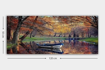 Canvasbilde YTY Landscape & Nature Flerfarget - 120x50 cm - Interiør - Maleri & posters - Lerretsbilder