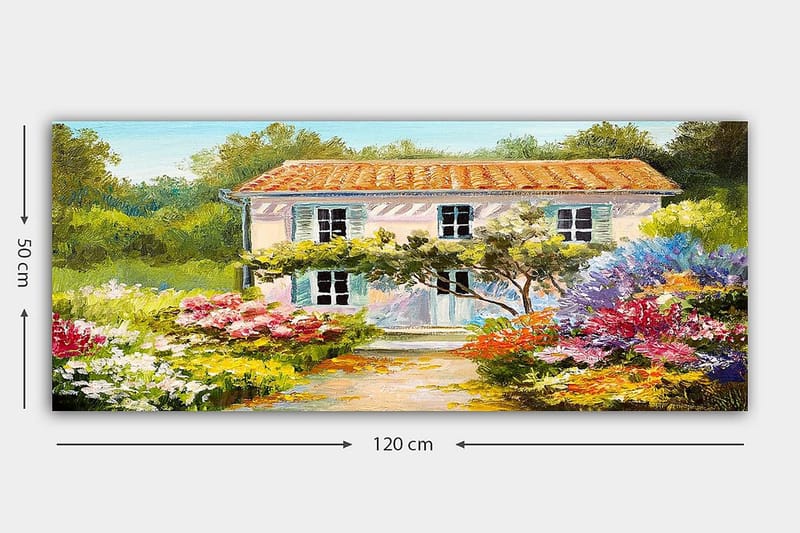 Canvasbilde YTY Landscape & Nature Flerfarget - 120x50 cm - Interiør - Maleri & posters - Lerretsbilder