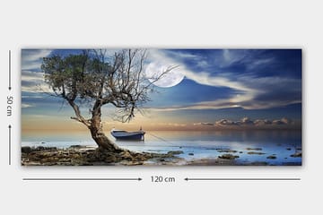Canvasbilde YTY Landscape & Nature Flerfarget - 120x50 cm - Interiør - Maleri & posters - Lerretsbilder