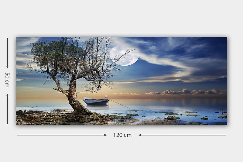Canvasbilde YTY Landscape & Nature Flerfarget - 120x50 cm - Interiør - Maleri & posters - Lerretsbilder