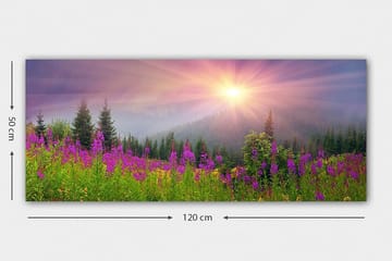 Canvasbilde YTY Landscape & Nature Flerfarget - 120x50 cm - Interiør - Maleri & posters - Lerretsbilder