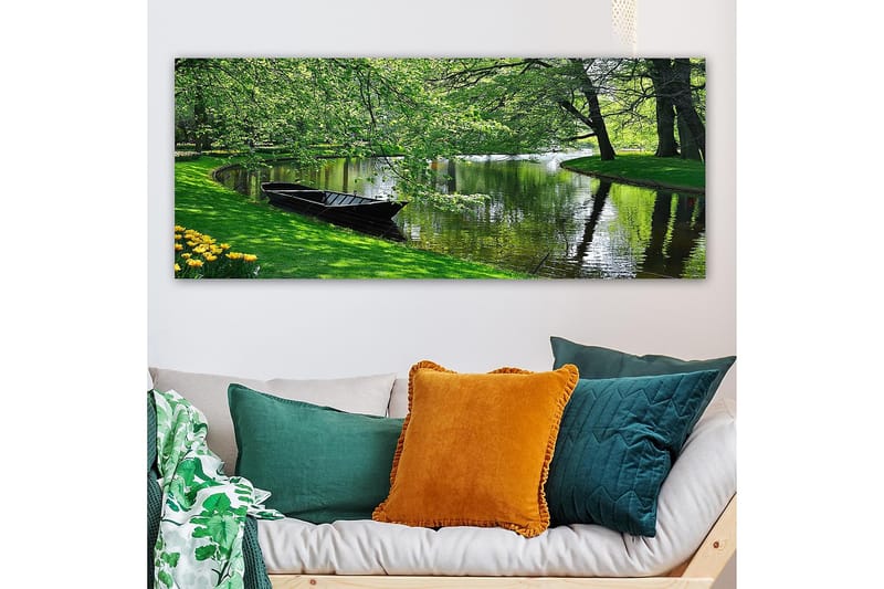 Canvasbilde YTY Landscape & Nature Flerfarget - 120x50 cm - Interiør - Maleri & posters - Lerretsbilder