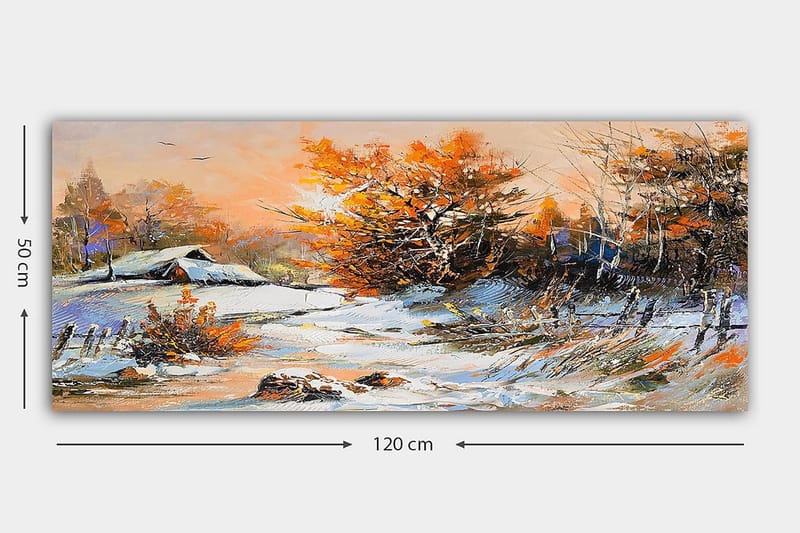 Canvasbilde YTY Landscape & Nature Flerfarget - 120x50 cm - Interiør - Maleri & posters - Lerretsbilder