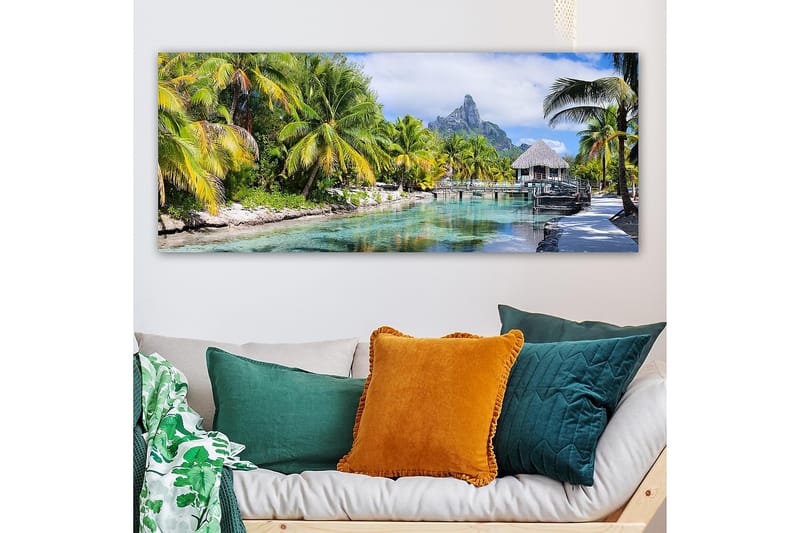 Canvasbilde YTY Landscape & Nature Flerfarget - 120x50 cm - Interiør - Maleri & posters - Lerretsbilder