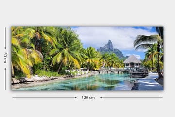 Canvasbilde YTY Landscape & Nature Flerfarget - 120x50 cm - Interiør - Maleri & posters - Lerretsbilder