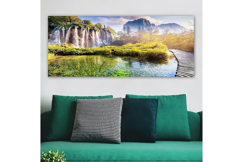Canvasbilde YTY Landscape & Nature Flerfarget - 120x50 cm - Interiør - Maleri & posters - Lerretsbilder