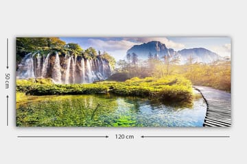 Canvasbilde YTY Landscape & Nature Flerfarget - 120x50 cm - Interiør - Maleri & posters - Lerretsbilder