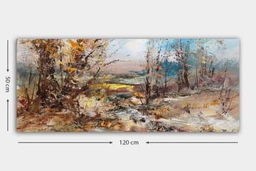 Canvasbilde YTY Landscape & Nature Flerfarget - 120x50 cm - Interiør - Maleri & posters - Lerretsbilder