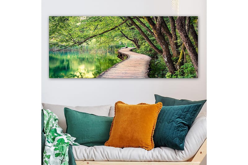 Canvasbilde YTY Landscape & Nature Flerfarget - 120x50 cm - Interiør - Maleri & posters - Lerretsbilder