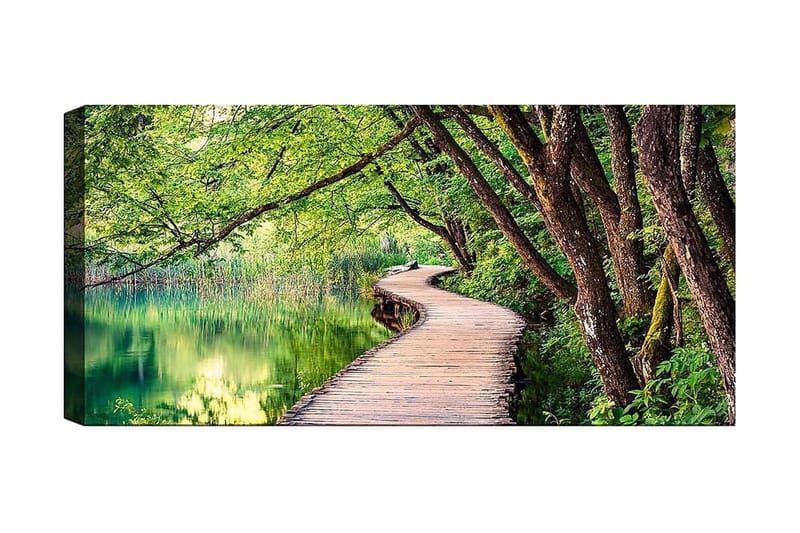 Canvasbilde YTY Landscape & Nature Flerfarget - 120x50 cm - Interiør - Maleri & posters - Lerretsbilder