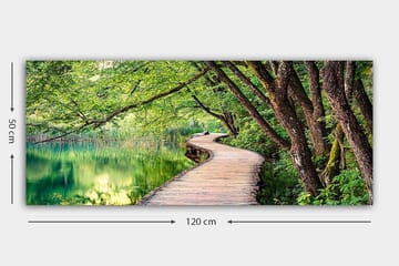 Canvasbilde YTY Landscape & Nature Flerfarget - 120x50 cm - Interiør - Maleri & posters - Lerretsbilder