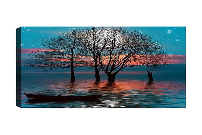 Canvasbilde YTY Landscape & Nature Flerfarget - 120x50 cm - Interiør - Maleri & posters - Lerretsbilder