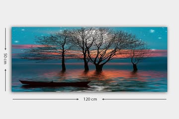 Canvasbilde YTY Landscape & Nature Flerfarget - 120x50 cm - Interiør - Maleri & posters - Lerretsbilder