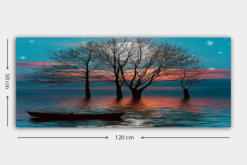 Canvasbilde YTY Landscape & Nature Flerfarget - 120x50 cm - Lerretsbilder