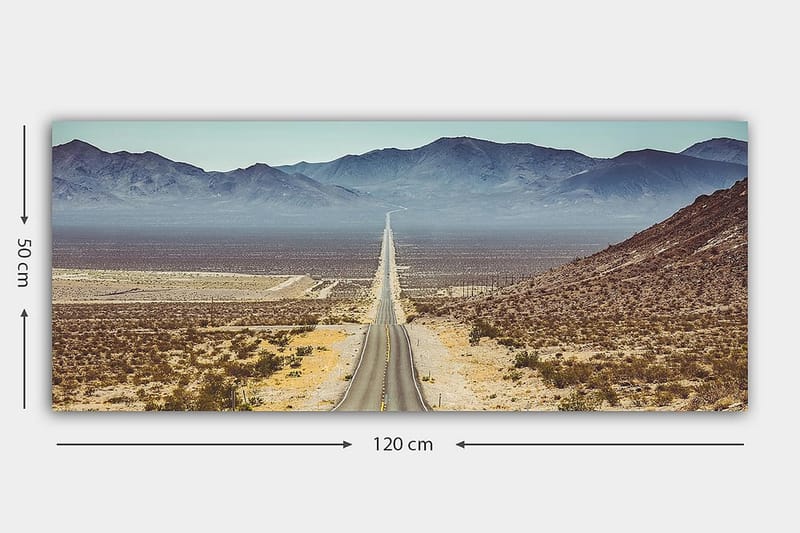 Canvasbilde YTY Landscape & Nature Flerfarget - 120x50 cm - Interiør - Maleri & posters - Lerretsbilder