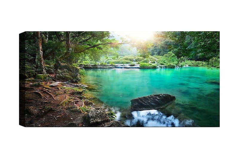 Canvasbilde YTY Landscape & Nature Flerfarget - 120x50 cm - Interiør - Maleri & posters - Lerretsbilder