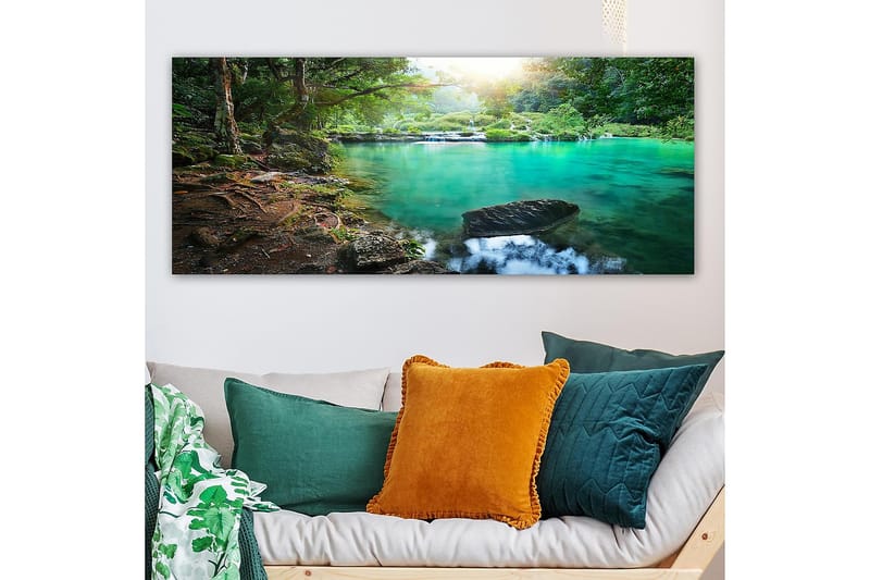 Canvasbilde YTY Landscape & Nature Flerfarget - 120x50 cm - Interiør - Maleri & posters - Lerretsbilder