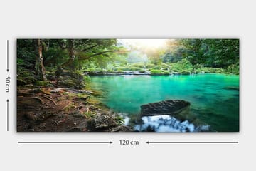 Canvasbilde YTY Landscape & Nature Flerfarget - 120x50 cm - Interiør - Maleri & posters - Lerretsbilder