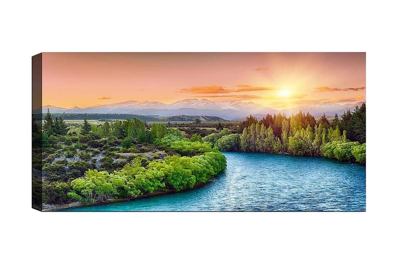 Canvasbilde YTY Landscape & Nature Flerfarget - 120x50 cm - Interiør - Maleri & posters - Lerretsbilder