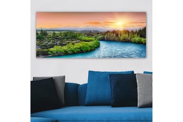 Canvasbilde YTY Landscape & Nature Flerfarget - 120x50 cm - Interiør - Maleri & posters - Lerretsbilder