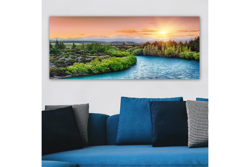 Canvasbilde YTY Landscape & Nature Flerfarget - 120x50 cm - Interiør - Maleri & posters - Lerretsbilder