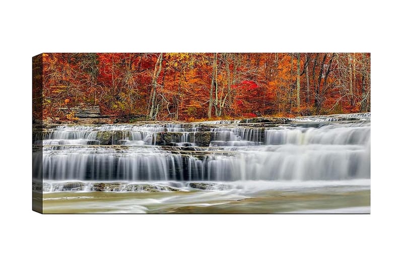 Canvasbilde YTY Landscape & Nature Flerfarget - 120x50 cm - Interiør - Maleri & posters - Lerretsbilder