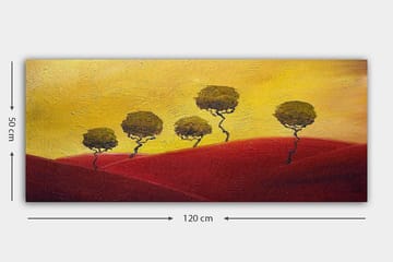 Canvasbilde YTY Landscape & Nature Flerfarget - 120x50 cm - Interiør - Maleri & posters - Lerretsbilder