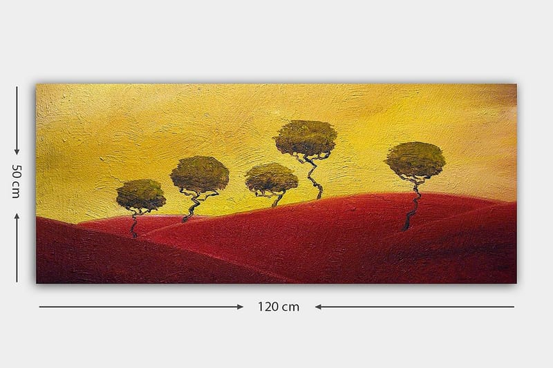 Canvasbilde YTY Landscape & Nature Flerfarget - 120x50 cm - Interiør - Maleri & posters - Lerretsbilder