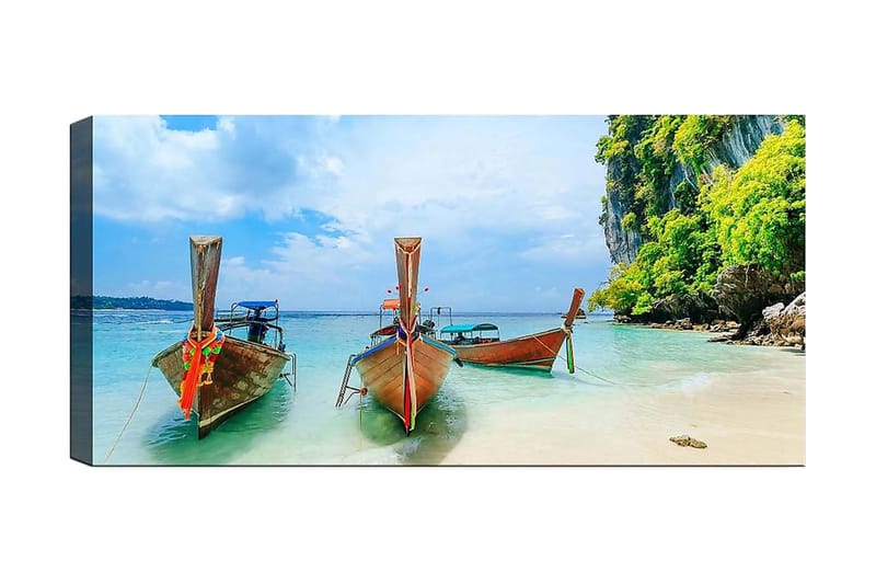 Canvasbilde YTY Landscape & Nature Flerfarget - 120x50 cm - Interiør - Maleri & posters - Lerretsbilder