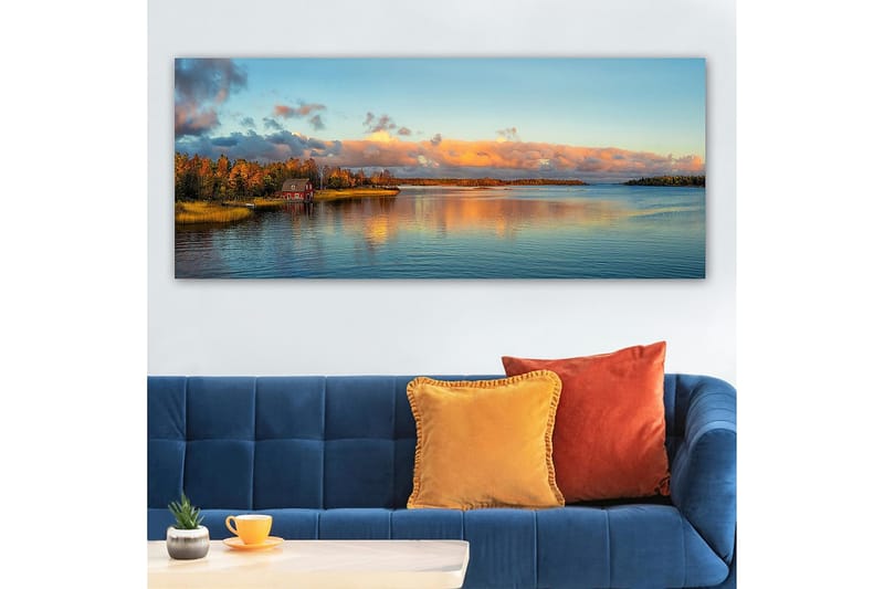 Canvasbilde YTY Landscape & Nature Flerfarget - 120x50 cm - Interiør - Maleri & posters - Lerretsbilder
