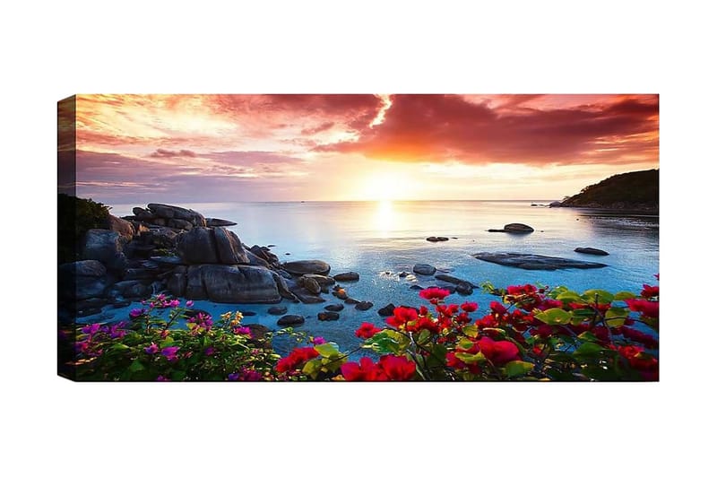 Canvasbilde YTY Landscape & Nature Flerfarget - 120x50 cm - Interiør - Maleri & posters - Lerretsbilder