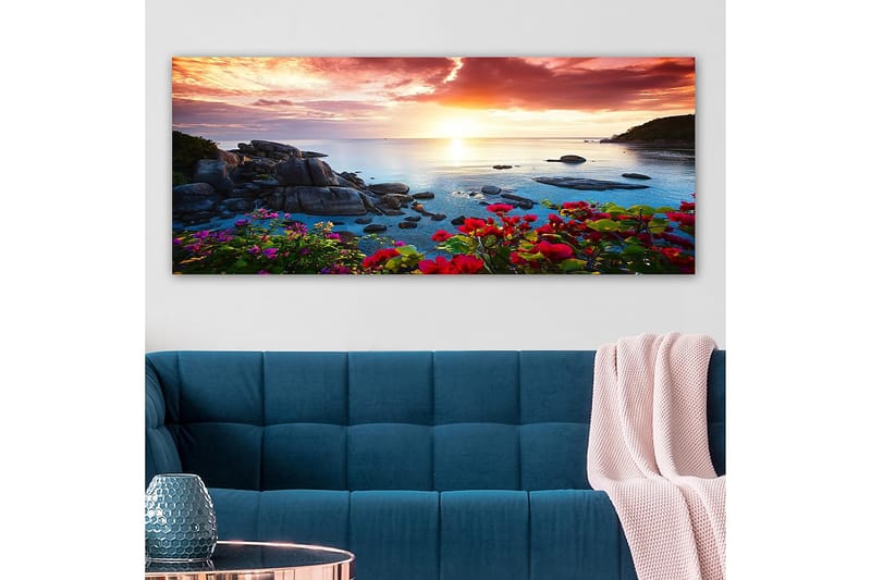 Canvasbilde YTY Landscape & Nature Flerfarget - 120x50 cm - Interiør - Maleri & posters - Lerretsbilder