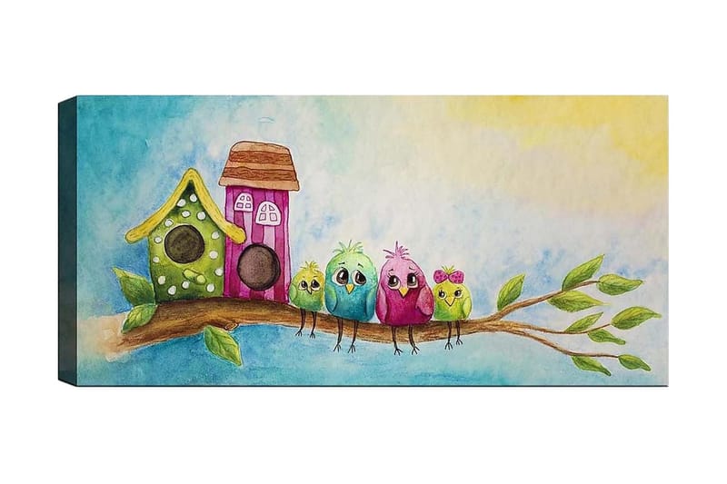 Canvasbilde YTY Landscape & Nature Flerfarget - 120x50 cm - Interiør - Maleri & posters - Lerretsbilder