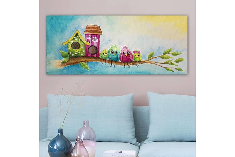 Canvasbilde YTY Landscape & Nature Flerfarget - 120x50 cm - Interiør - Maleri & posters - Lerretsbilder