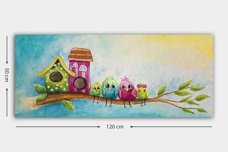 Canvasbilde YTY Landscape & Nature Flerfarget - 120x50 cm - Interiør - Maleri & posters - Lerretsbilder