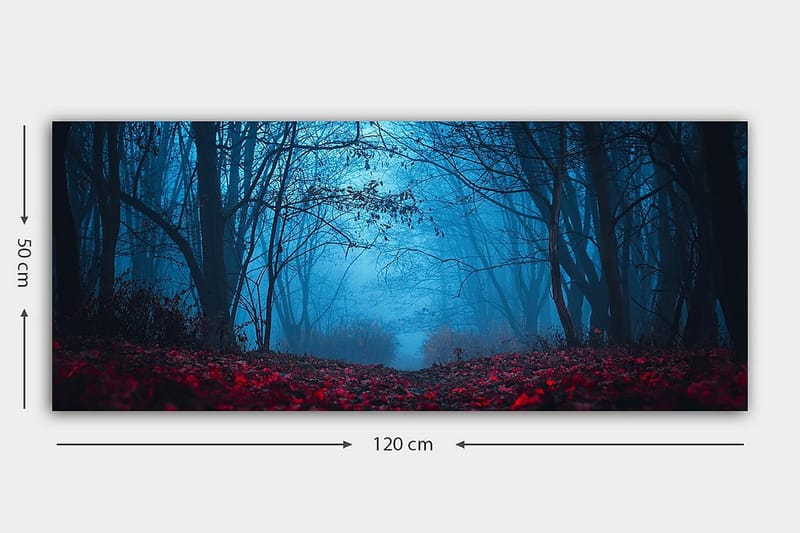 Canvasbilde YTY Landscape & Nature Flerfarget - 120x50 cm - Interiør - Maleri & posters - Lerretsbilder