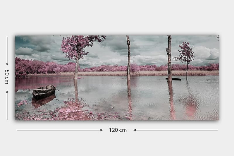 Canvasbilde YTY Landscape & Nature Flerfarget - 120x50 cm - Interiør - Maleri & posters - Lerretsbilder