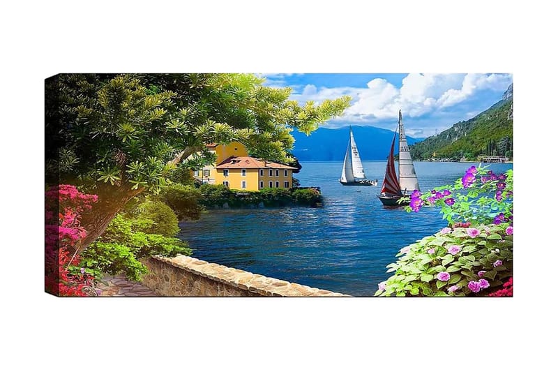 Canvasbilde YTY Landscape & Nature Flerfarget - 120x50 cm - Interiør - Maleri & posters - Lerretsbilder