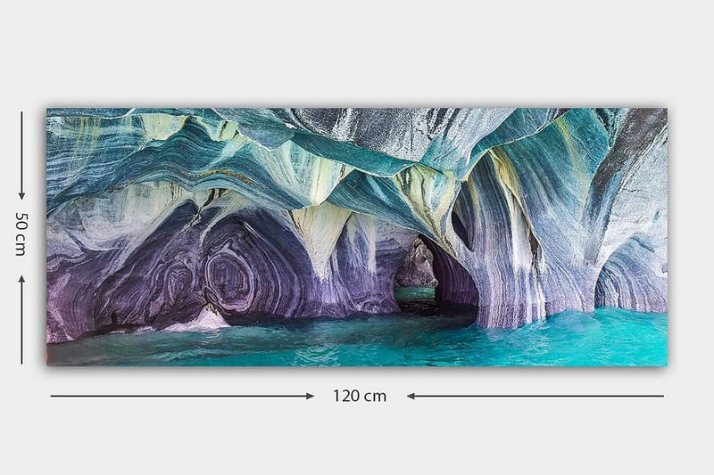 Canvasbilde YTY Landscape & Nature Flerfarget - 120x50 cm - Interiør - Maleri & posters - Lerretsbilder