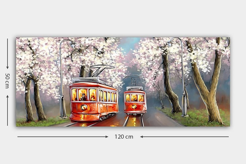 Canvasbilde YTY Landscape & Nature Flerfarget - 120x50 cm - Interiør - Maleri & posters - Lerretsbilder