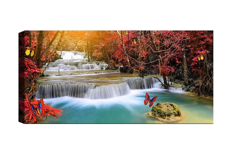 Canvasbilde YTY Landscape & Nature Flerfarget, 120x50 cm