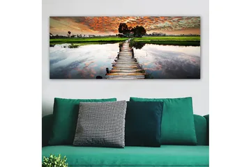Canvasbilde YTY Landscape & Nature Flerfarget - 120x50 cm - Interiør - Maleri & posters - Lerretsbilder