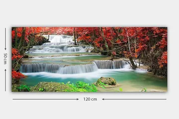 Canvasbilde YTY Landscape & Nature Flerfarget - 120x50 cm - Interiør - Maleri & posters - Lerretsbilder