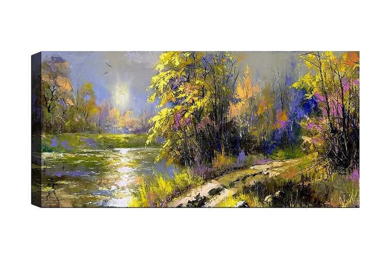 Canvasbilde YTY Landscape & Nature Flerfarget, 120x50 cm
