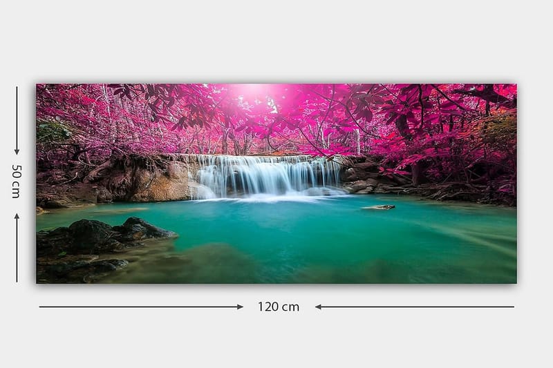 Canvasbilde YTY Landscape & Nature Flerfarget - 120x50 cm - Interiør - Maleri & posters - Lerretsbilder