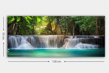 Canvasbilde YTY Landscape & Nature Flerfarget - 120x50 cm - Interiør - Maleri & posters - Lerretsbilder