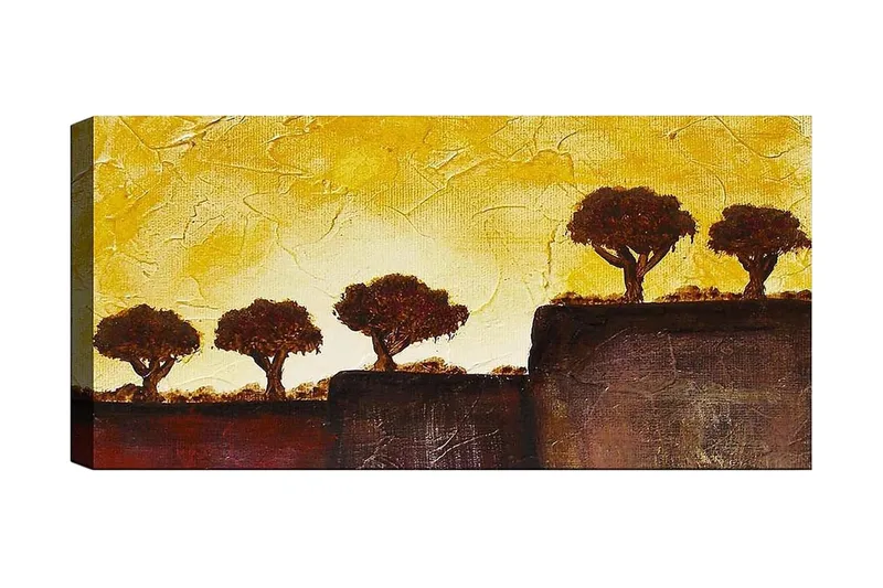 Canvasbilde YTY Landscape & Nature Flerfarget, 120x50 cm