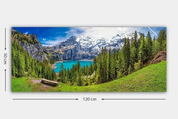Canvasbilde YTY Landscape & Nature Flerfarget - 120x50 cm - Interiør - Maleri & posters - Lerretsbilder